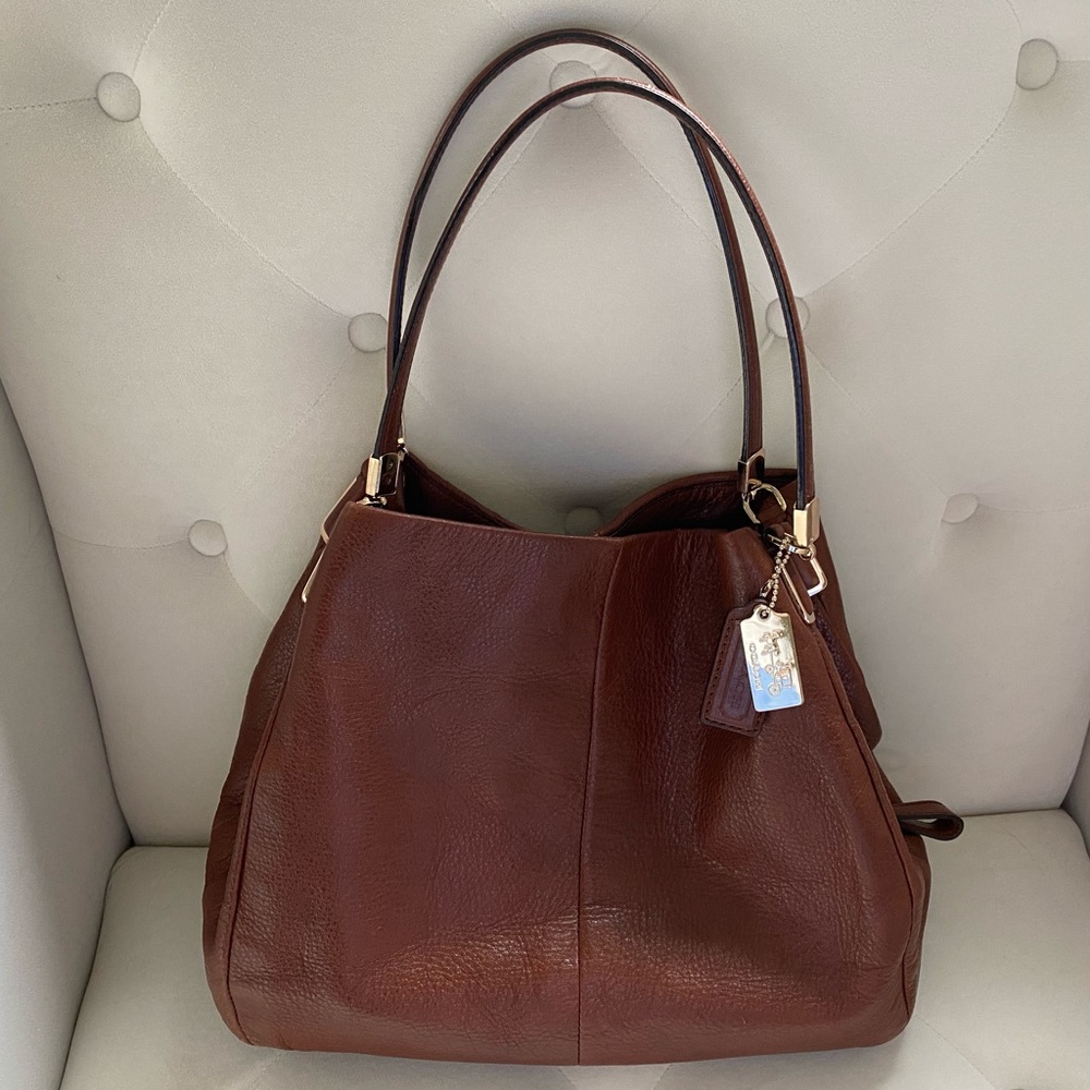 Coach Brown Leather Shoulder Bag